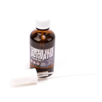 Super Glue Activator 50ml - Glass Bottle + Atomiser