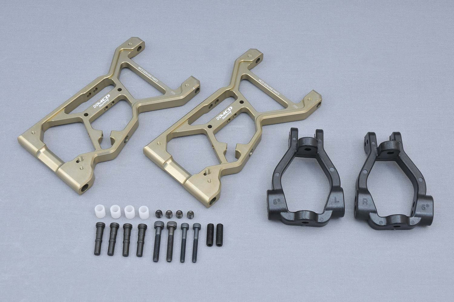 MCD Racing Front Wishbone Alloy Set (Opt.) 300106X