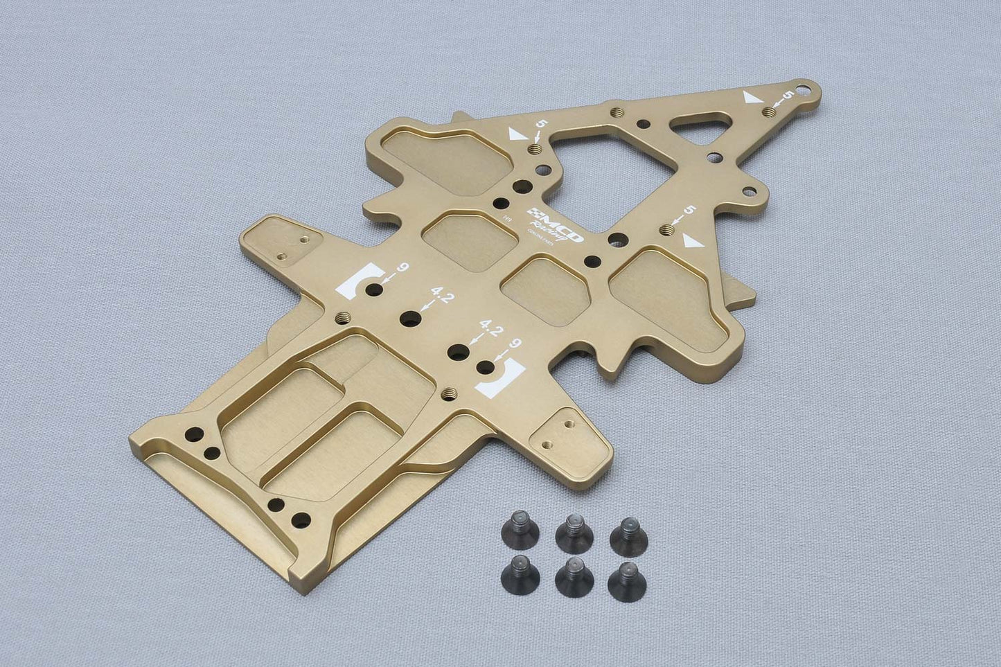 MCD Racing Wheelbase Extender Bracket (From 560mm to 610mm) 400151A