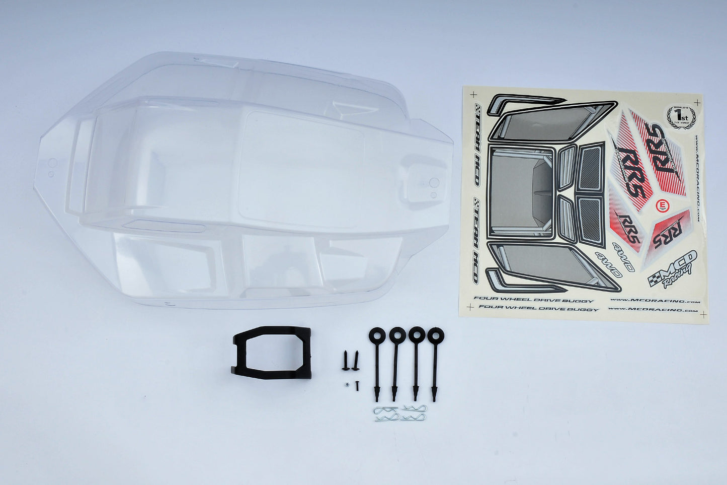 MCD Racing RR5 CF Body Shell Kit Complete 500102P