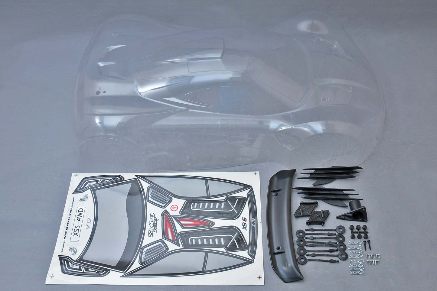 MCD Racing XS5 Body Shell Kit Complete 500901P