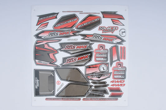 MCD Racing RR5 CF Max Body Shell Decal Set 503301P