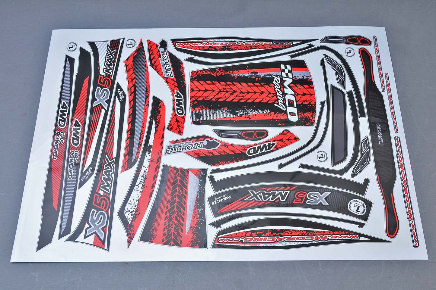 MCD Racing XS5 Max Body Shell Graphic Decal Set (Opt.) 504601P